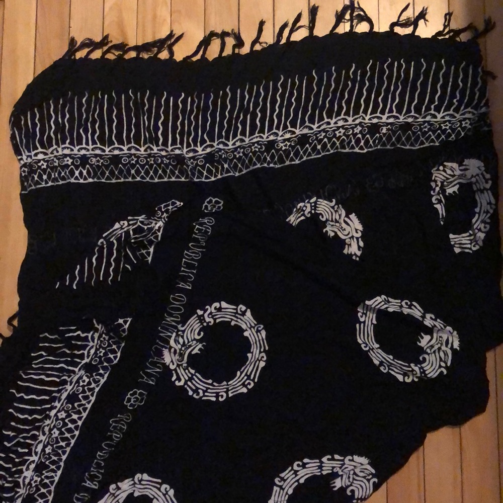 Dominican Republic wrap/swimsuit cover up